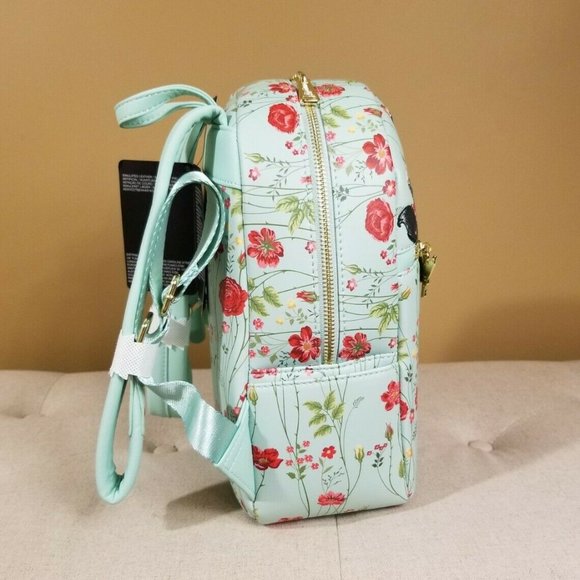 Loungefly Disney Peter Pan Tinkerbell & Lost Boys Floral Backpack NEW main image 9